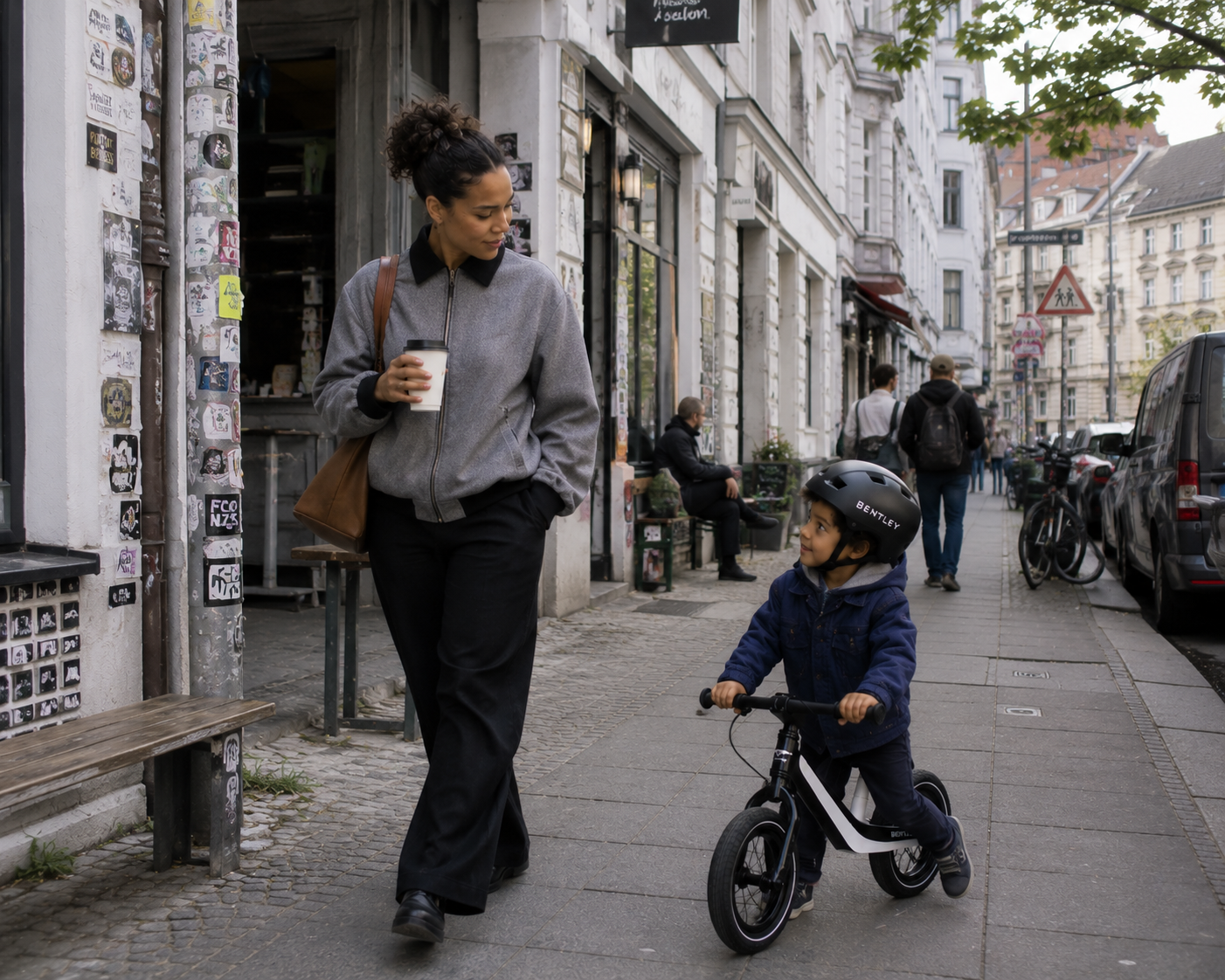 BENTLEY Balance Bike - Black & White