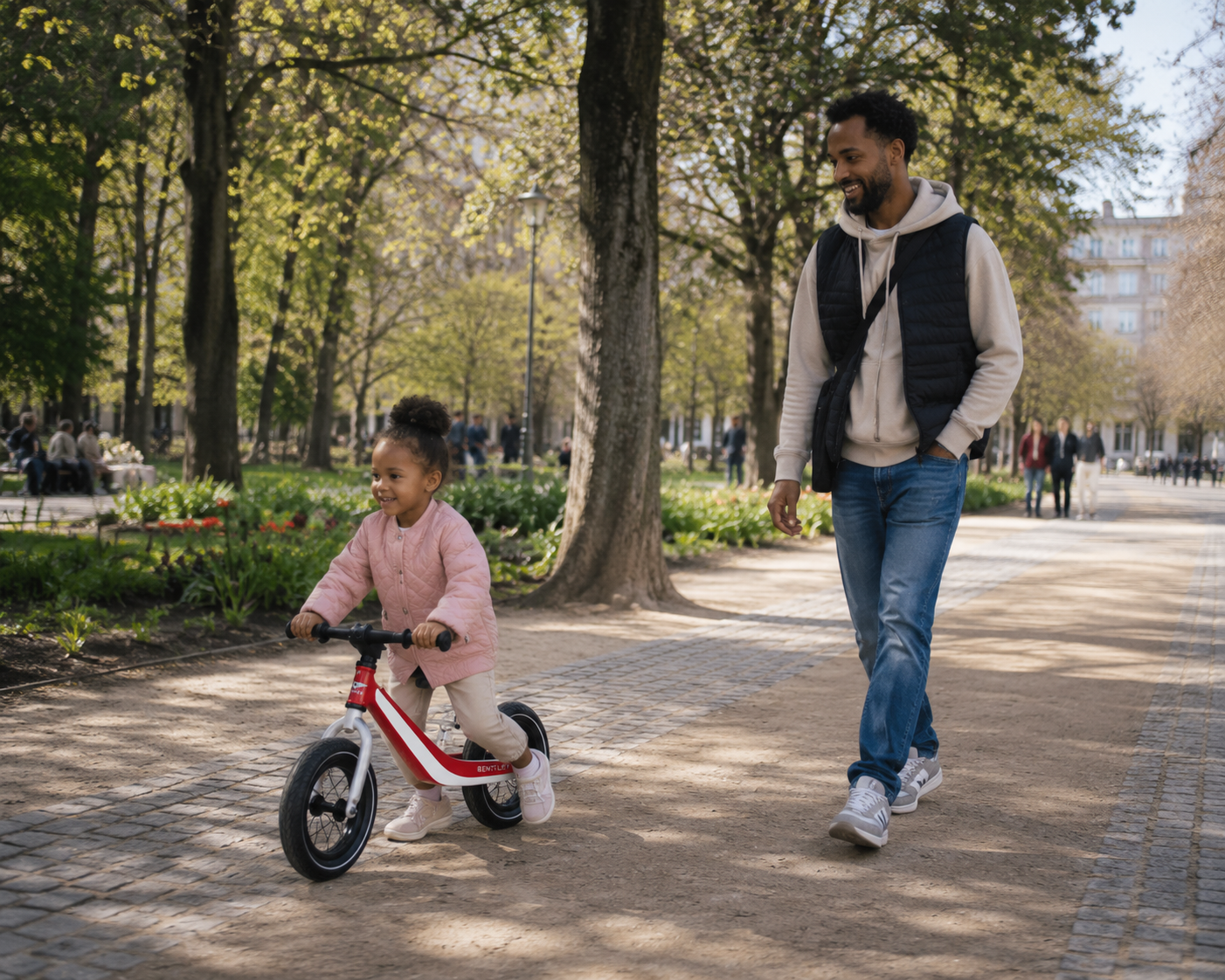 BENTLEY Balance Bike - Red & White